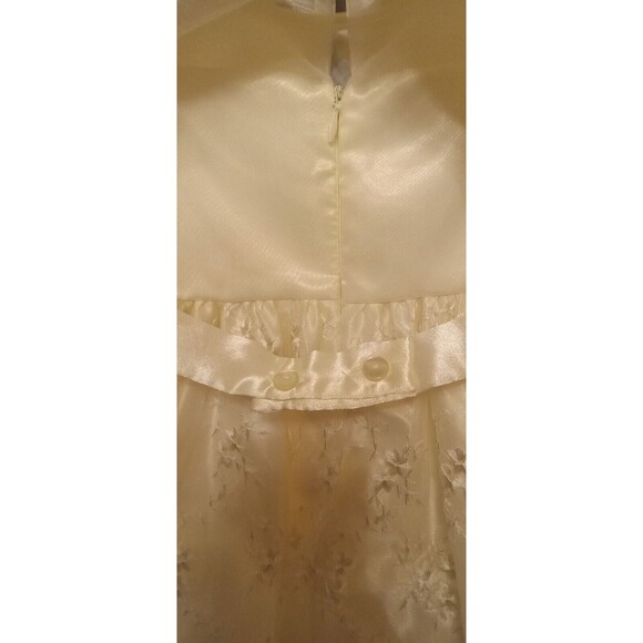 American Princess Girl's Ivory Chiffon Taffeta Formal /Party Dress Size 3/3T NWT - Picture 7 of 10